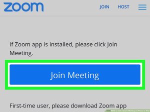 Familiar Zoom "join meeting" screen